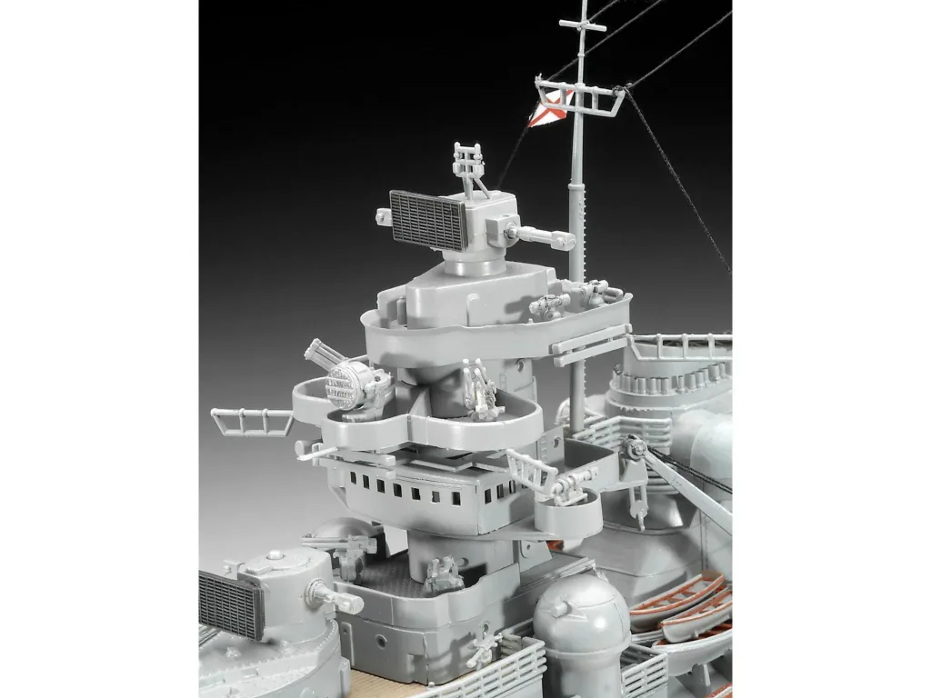 Modellbausatz Bismarck im Maßstab 1/350