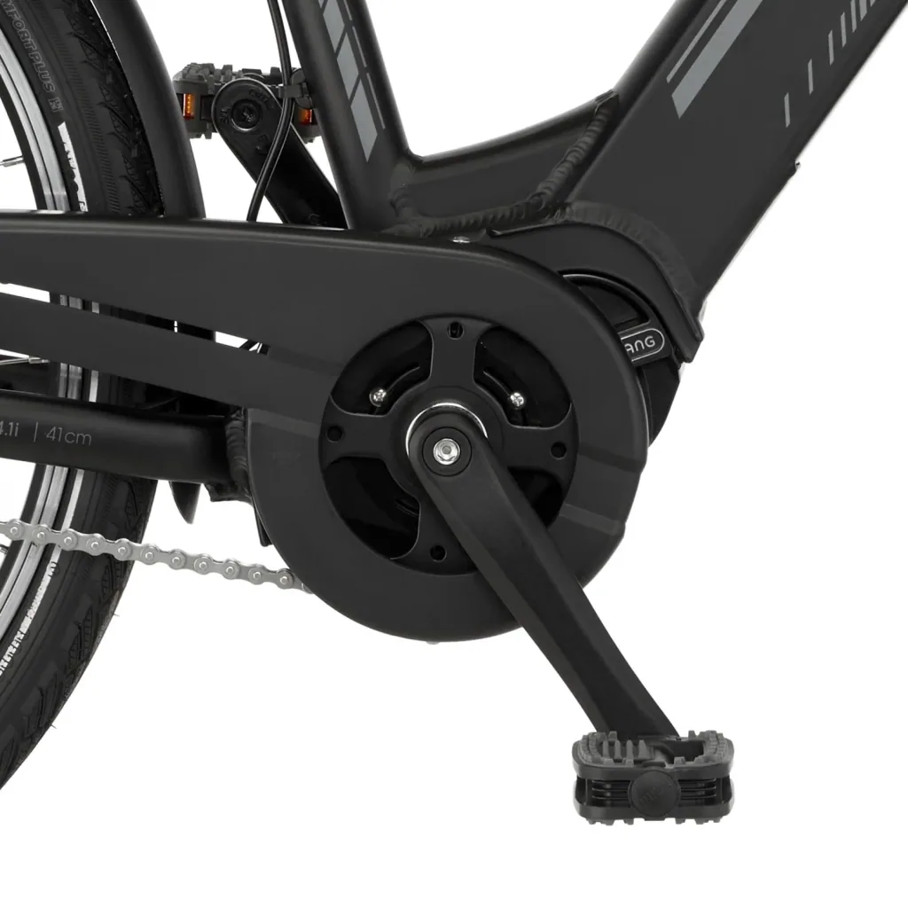 Unisex E-Bike City, 28 Zoll, Rahmengröße 41cm, 7-Gang Nabenschaltung, schwarz matt, CITA 4.1i