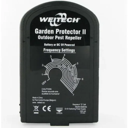 Weitech Garden protector 2 - Verjagt Füchse, Kaninchen, Marder, Katzen und Hunde aus dem Garten