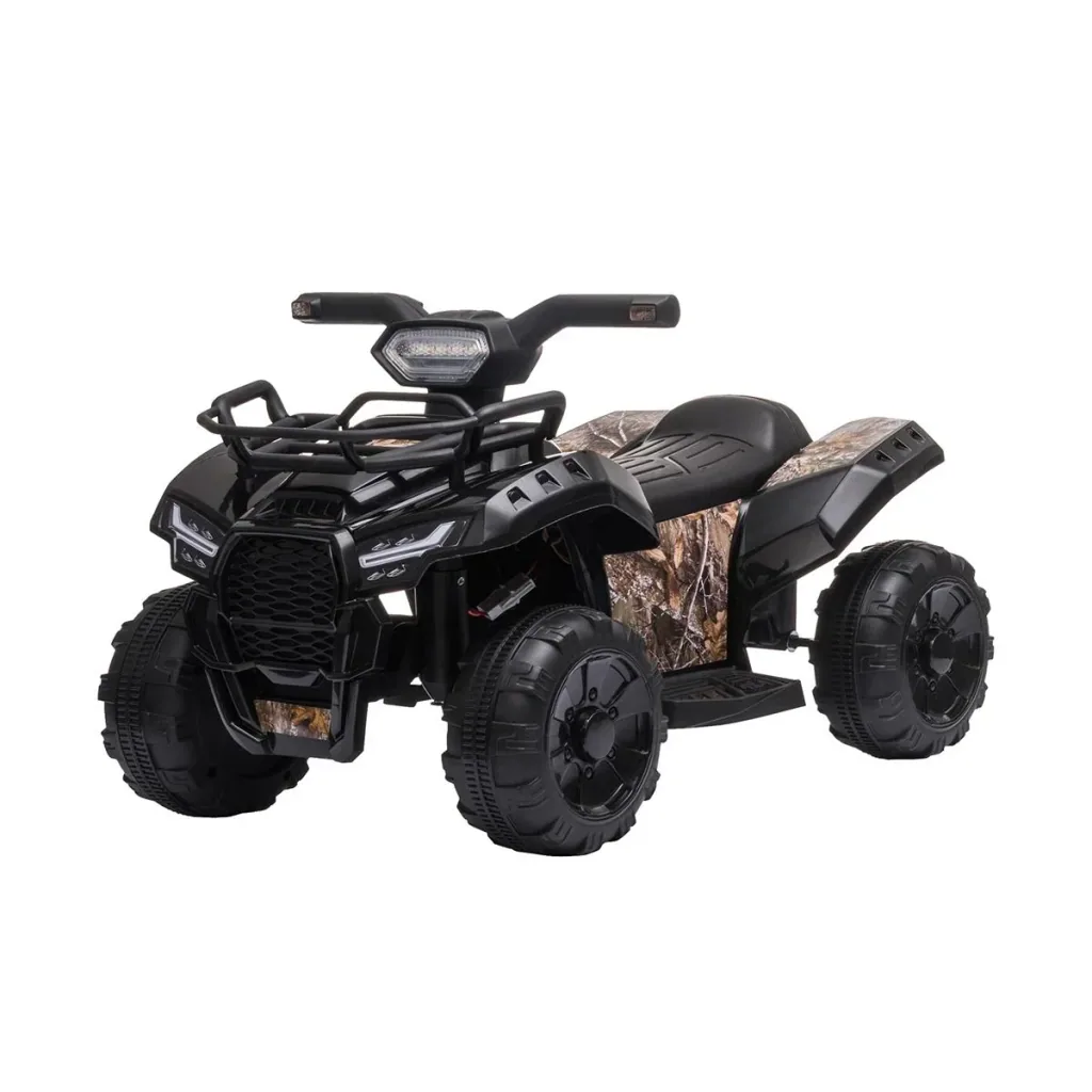 Mini Elektro-Quad Kinder Elektro ATV Kinderwagen LED Frontlicht Kinderfahrzeug Kindermotorrad Elektroquad für 18-36 Mo