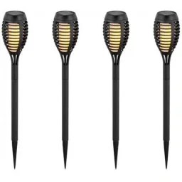VT-724-4 LED Solar Taschenlampe - Gartenbeleuchtung mit Solarenergie - 4 Stück