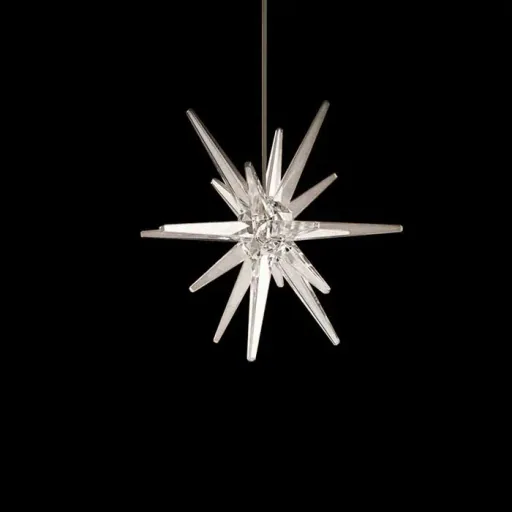 Weihnachtsstern LED - 7 Farben - Acryl - Weihnachtsdekoration - weiß