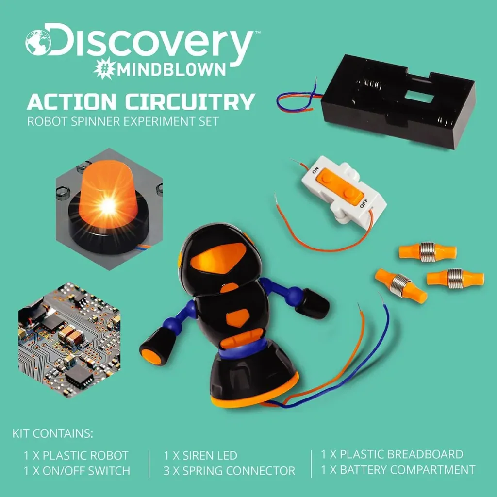 Discovery Mindblow - Elektronisches Schaltungsexperiment - Robot Spinner