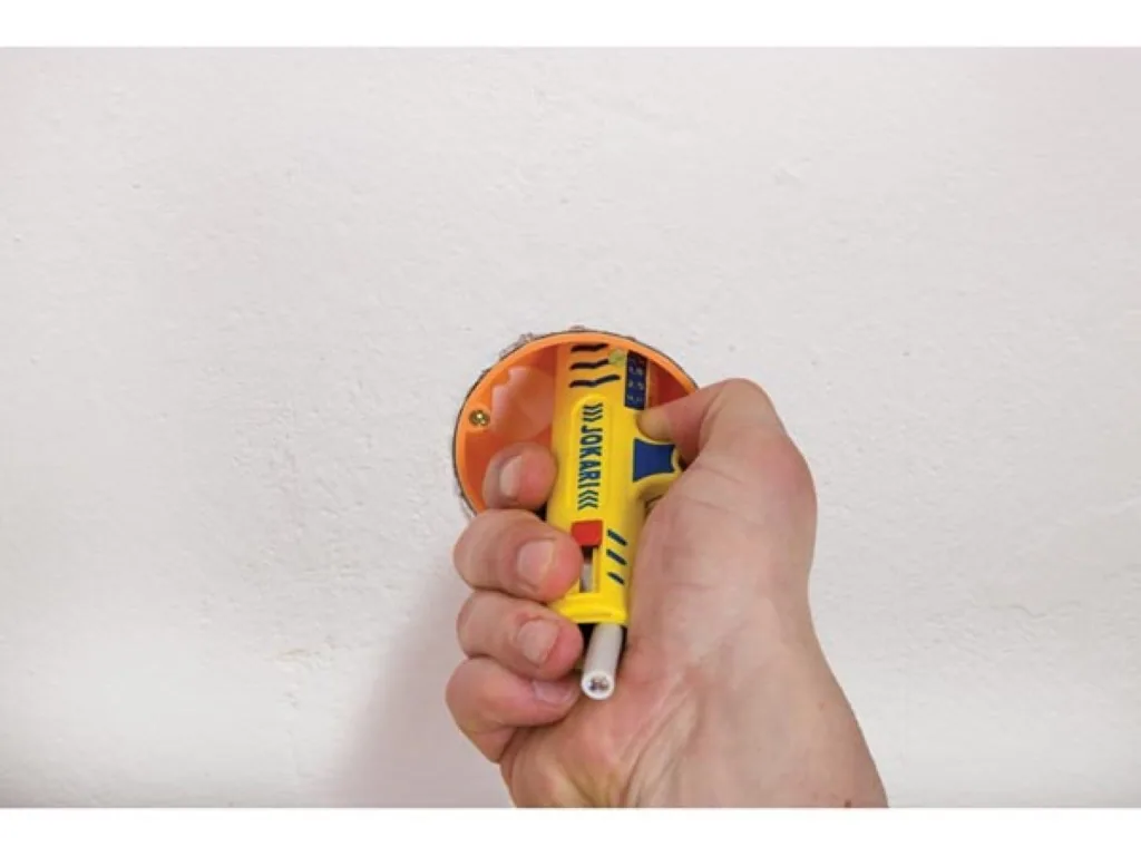 Kabelabisolierer für Rundkabel 8-13 mm, Drahtabisolierer 0.2-4.0 mm², TIN-Klingen, Sicherheitsgriff für Elektriker