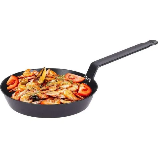 Bratpfanne - Paella-Pfanne - 28 cm - Schwarz