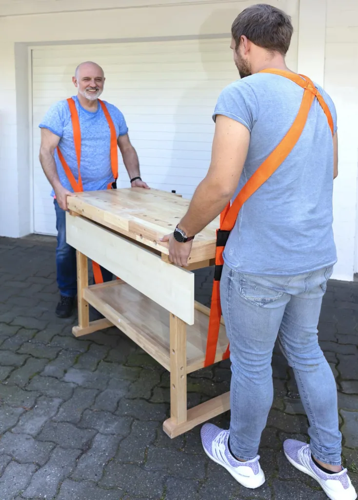 Tragegurte-Set mit Rückenstütze, 2 Stück