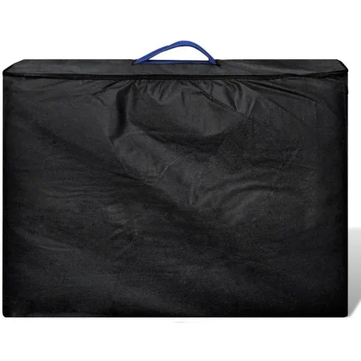 Klappbare Massageliege 3 Zonen mit Aluminiumrahmen (blau)