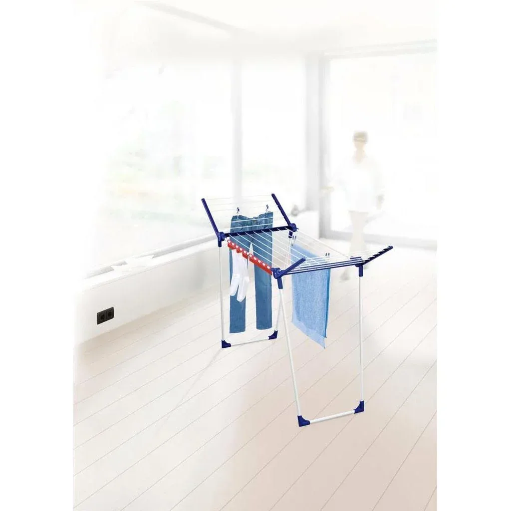 Zusammenklappbarer Wäscheständer - 55x157x87cm - 15 Meter Trockenlänge - Pegasus 150 Solid Slim