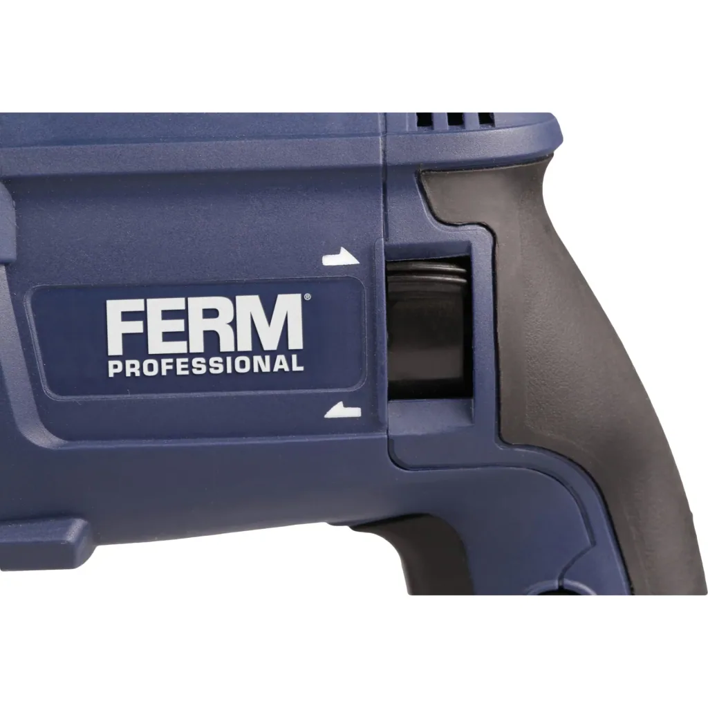HDM1038P Bohrhammer 800W - Soft griff - 4 Funktionen - Inkl. 3 SDS Plus Bohrköpfer und 2 SDS Plus Werkzeugköpfen mit Auf