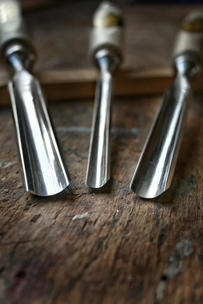 Hohlbeitel Satz 3-teilig