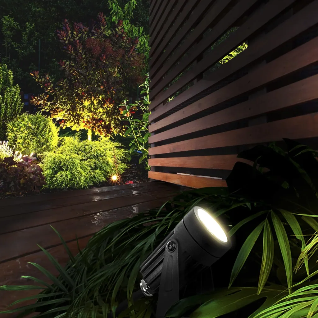 LED Garten Erdspieße 4er Set