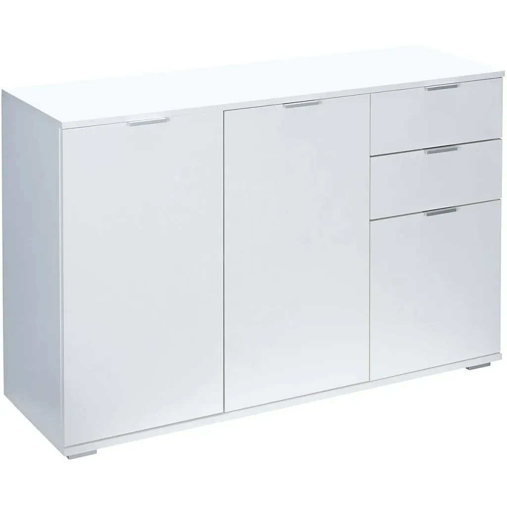 Sideboard Alba | Schubladenschrank | Weiß mit