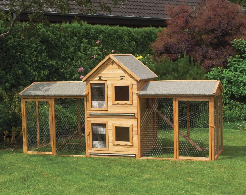 Kleintiervilla "Maxi" mit Erweiterung + 2 Auslaufgehege