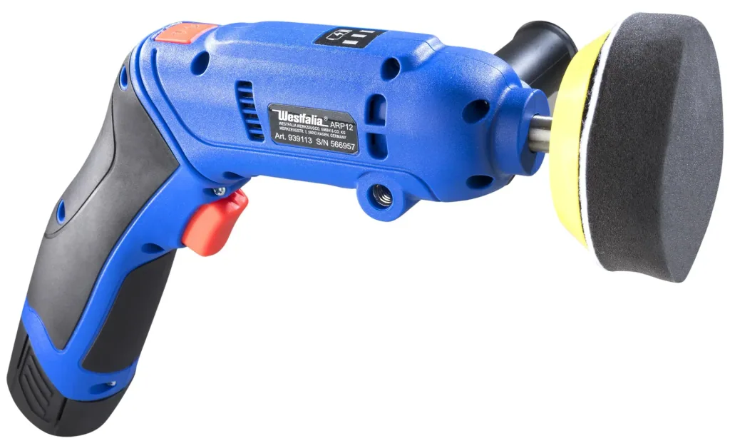 10,8 Volt Akku Poliermaschine Rotation - inklusive Zuberhör und Tasche