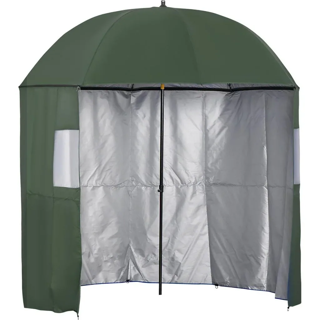 Sonnenschirm mit Seitenwänden - Blau - 2 x 2,2 M