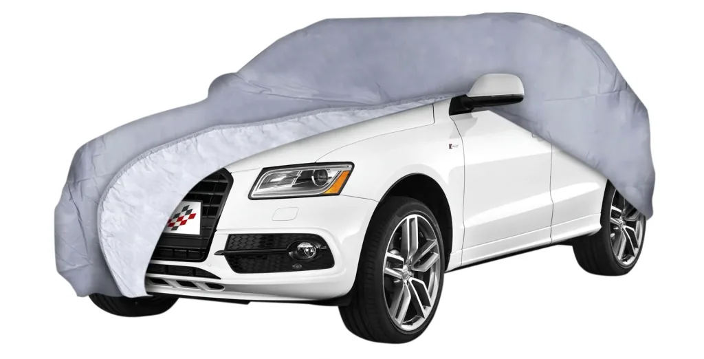Autoabdeckplane all weather - Größe 10 - 485x195x185cm - PVC beschichtet