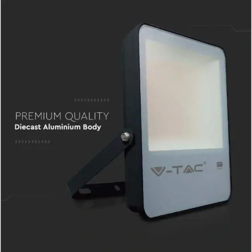 VT-132 LED-Flutlicht - 100 W - 13700 Lm - 4000K - schwarz - Extra effizient