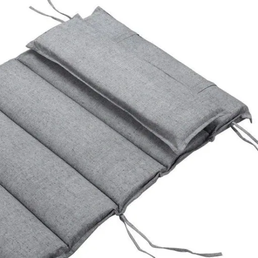 Kissen Sonnenliege - Grau gesprenkelt - 177x58x7