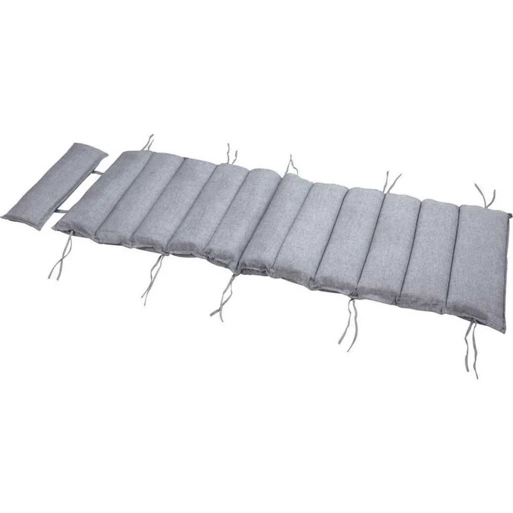 Kissen Sonnenliege - Grau gesprenkelt - 177x58x7