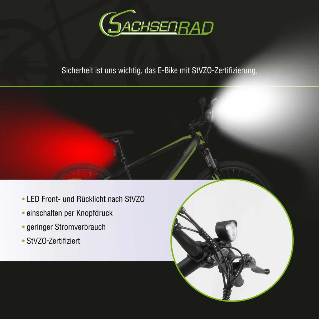 Unisex E-Racing Mountain Bike 27,5 Zoll, 7-Gang Kettenschaltung, grau, RR