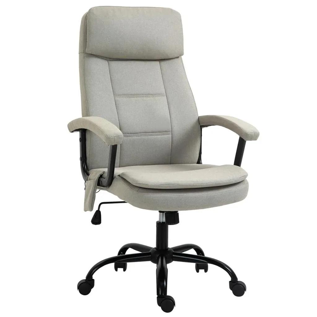 Bürostuhl Massage höhenverstellbarer Chefsessel Gamingstuhl mit Massagefunktion, ergonomischer Drehstuhl Massage Sessel