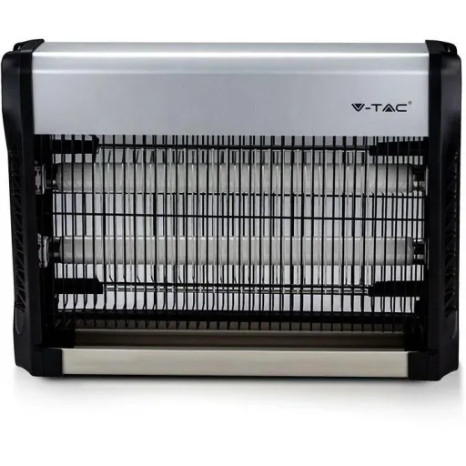 VT-3220 Insektenlampe - 2"10W - 80m Reichweite - UV-Licht - Grau