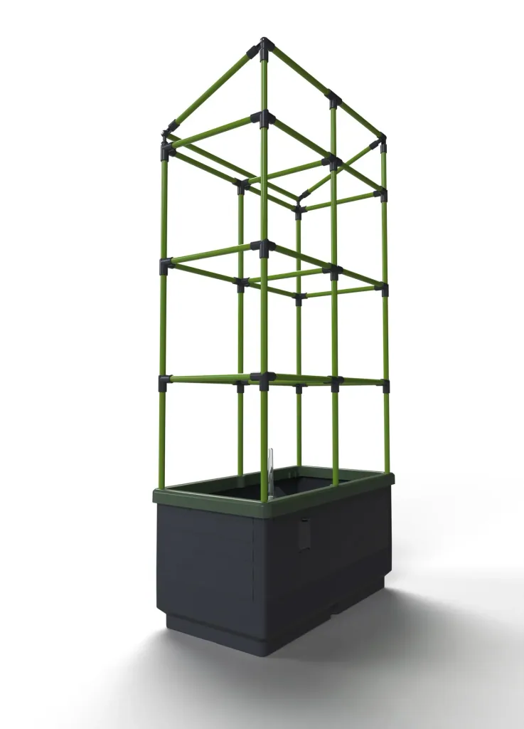 Pflanzbox "City Jungle" mit Rankgitter