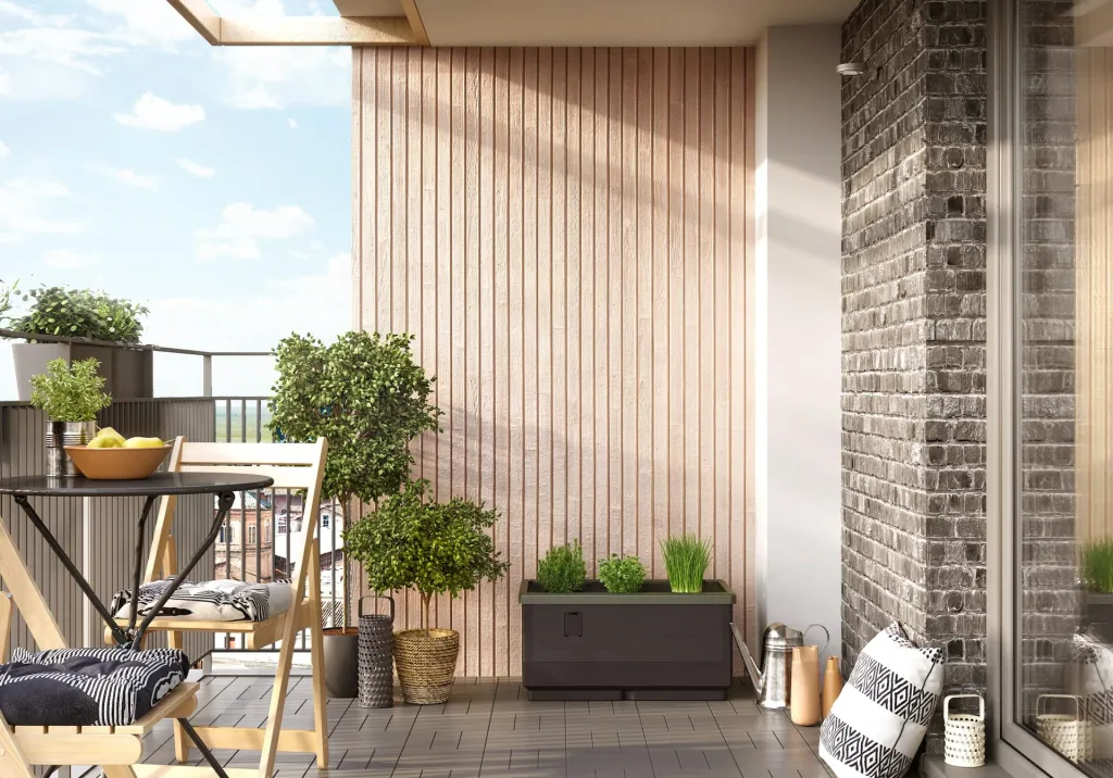 Pflanzbox "City Jungle" mit Rankgitter
