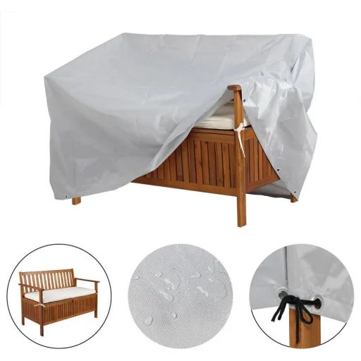 Überdachung 2-Sitzer Gartenbank 135x66x88/70cm