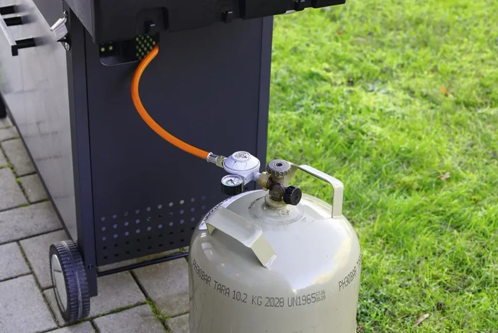 Gasstop, 50 mbar
