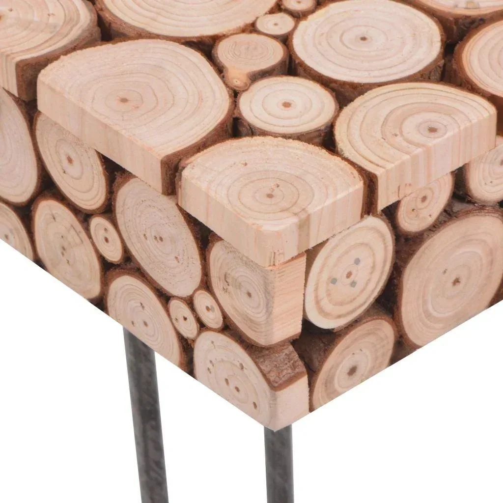 Wandtisch 100,5x36,8x75 cm aus echtem Kiefernholz