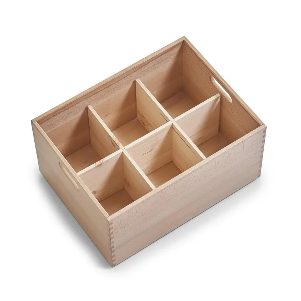 Allzweckkiste, Buche lackiert, 40 x 30 x 21 cm