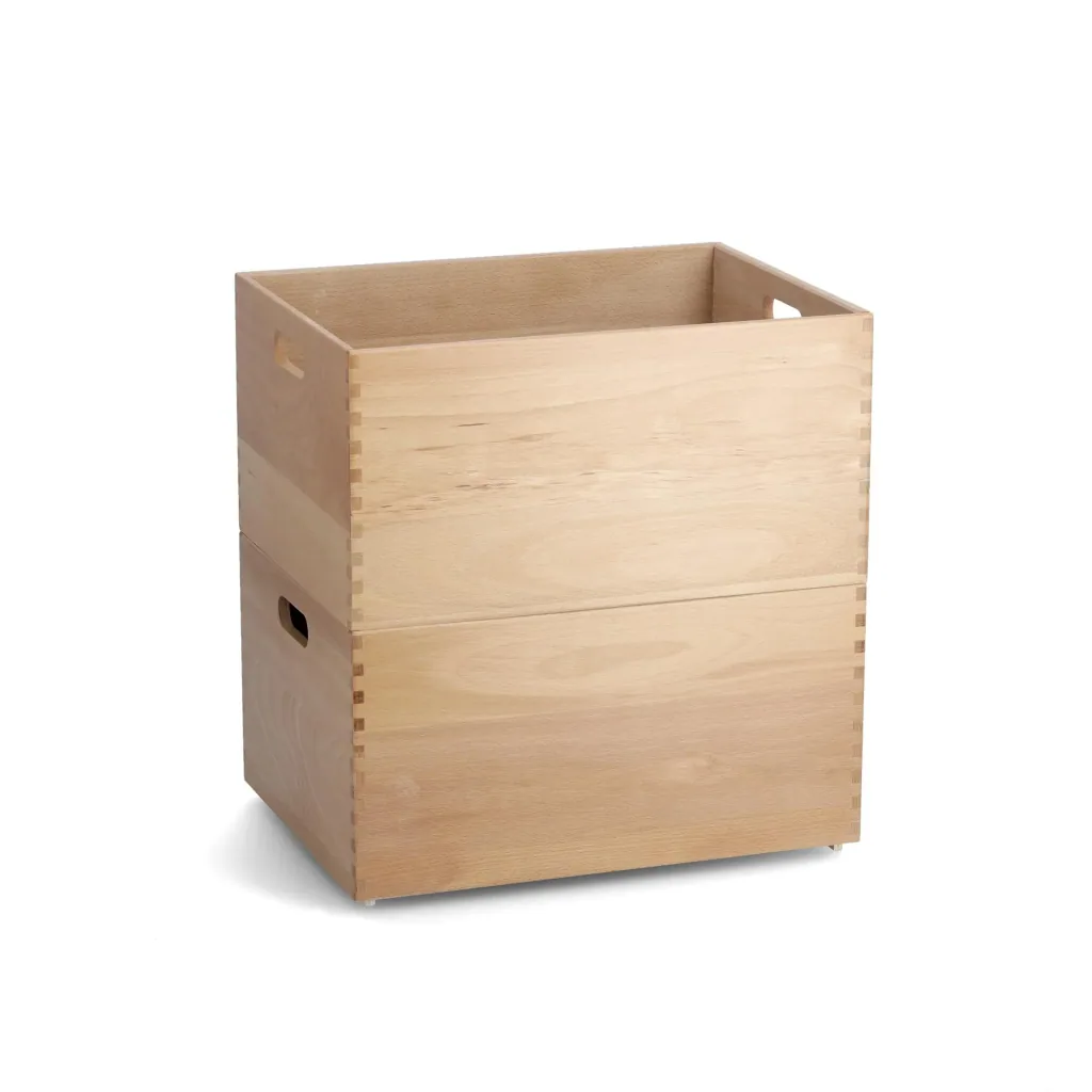Allzweckkiste, Buche lackiert, 40 x 30 x 21 cm