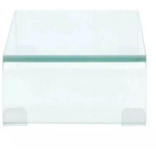 Fernsehmöbel/Monitorständer transparent 40x25x11 cm Glas