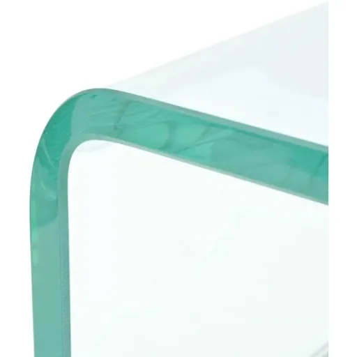 Fernsehmöbel/Monitorständer transparent 40x25x11 cm Glas