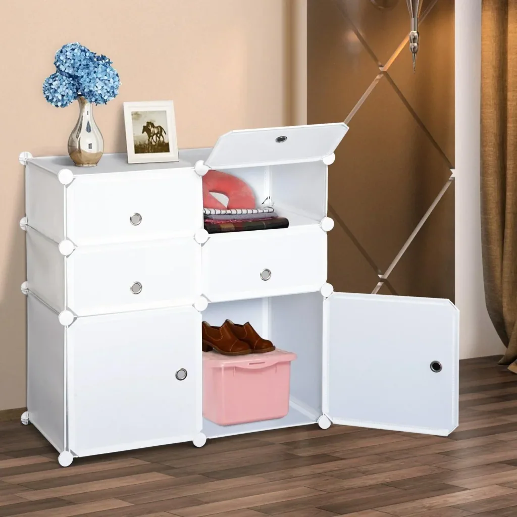 Kleiderschrank, weiß