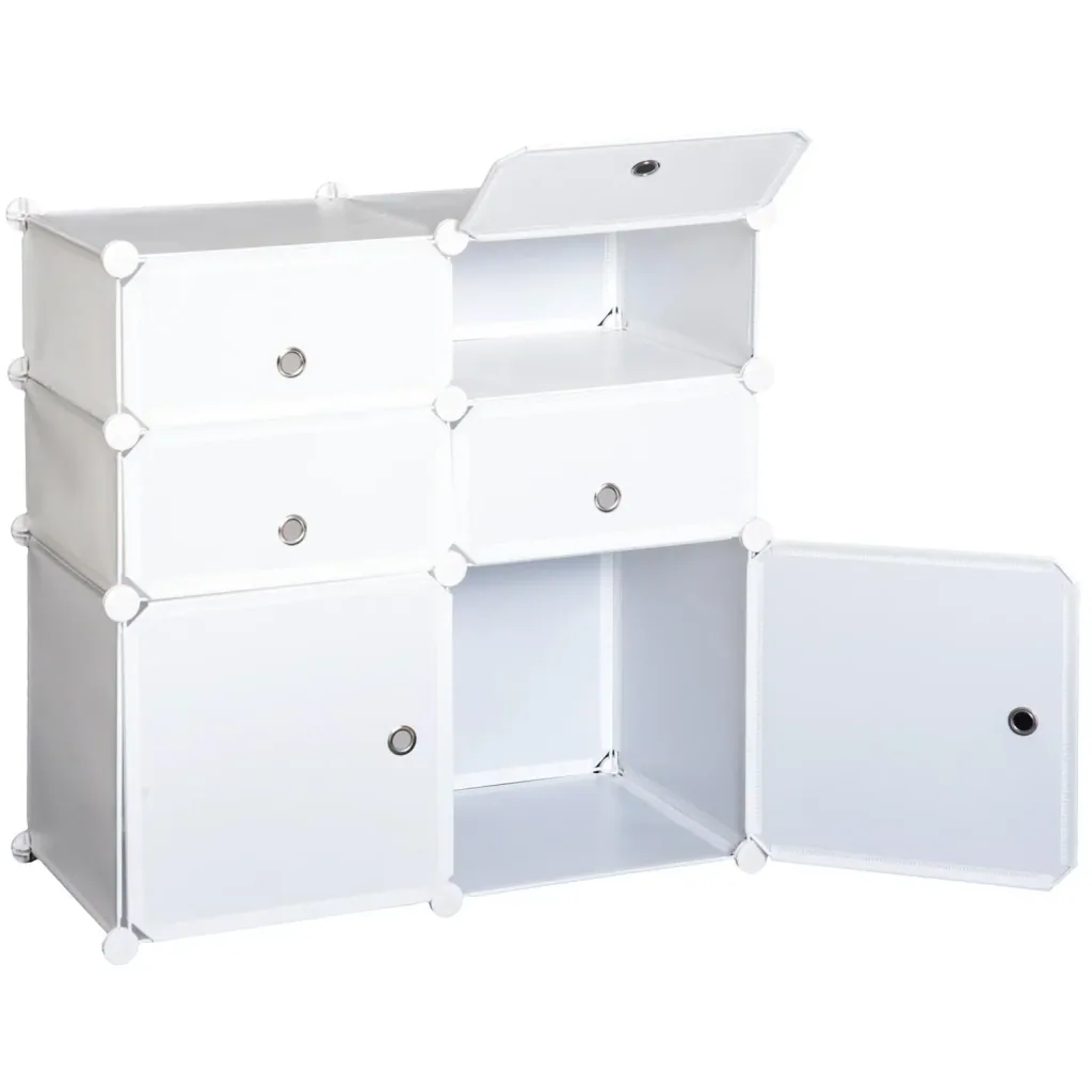Kleiderschrank, weiß