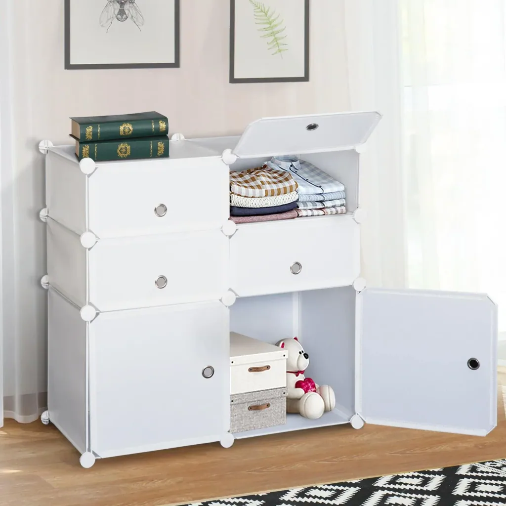 Kleiderschrank, weiß