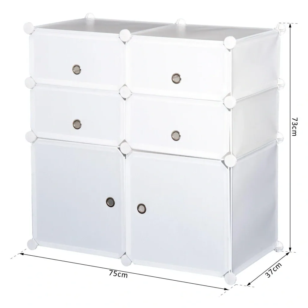 Kleiderschrank, weiß