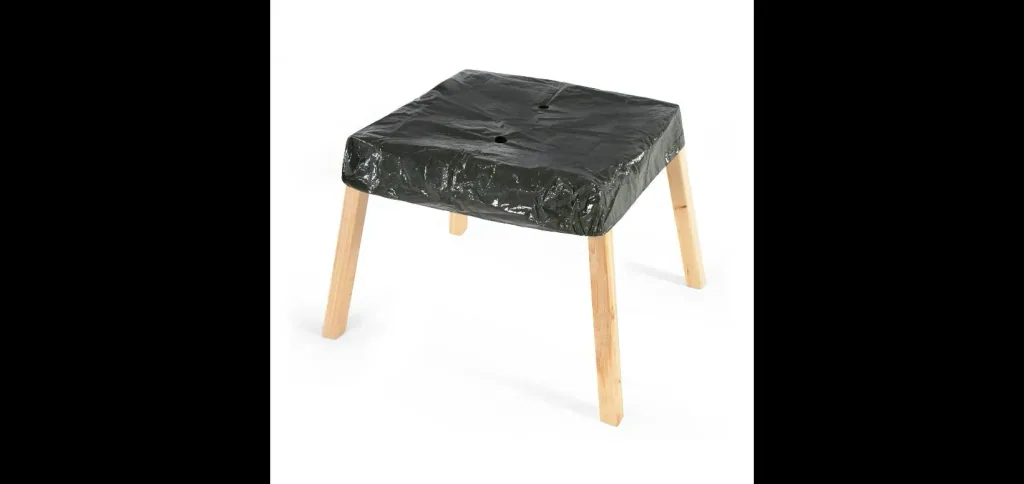 Sand- und Wassertisch Build and Splash, Outdoor-Spieltisch für Kinder aus Holz, natur