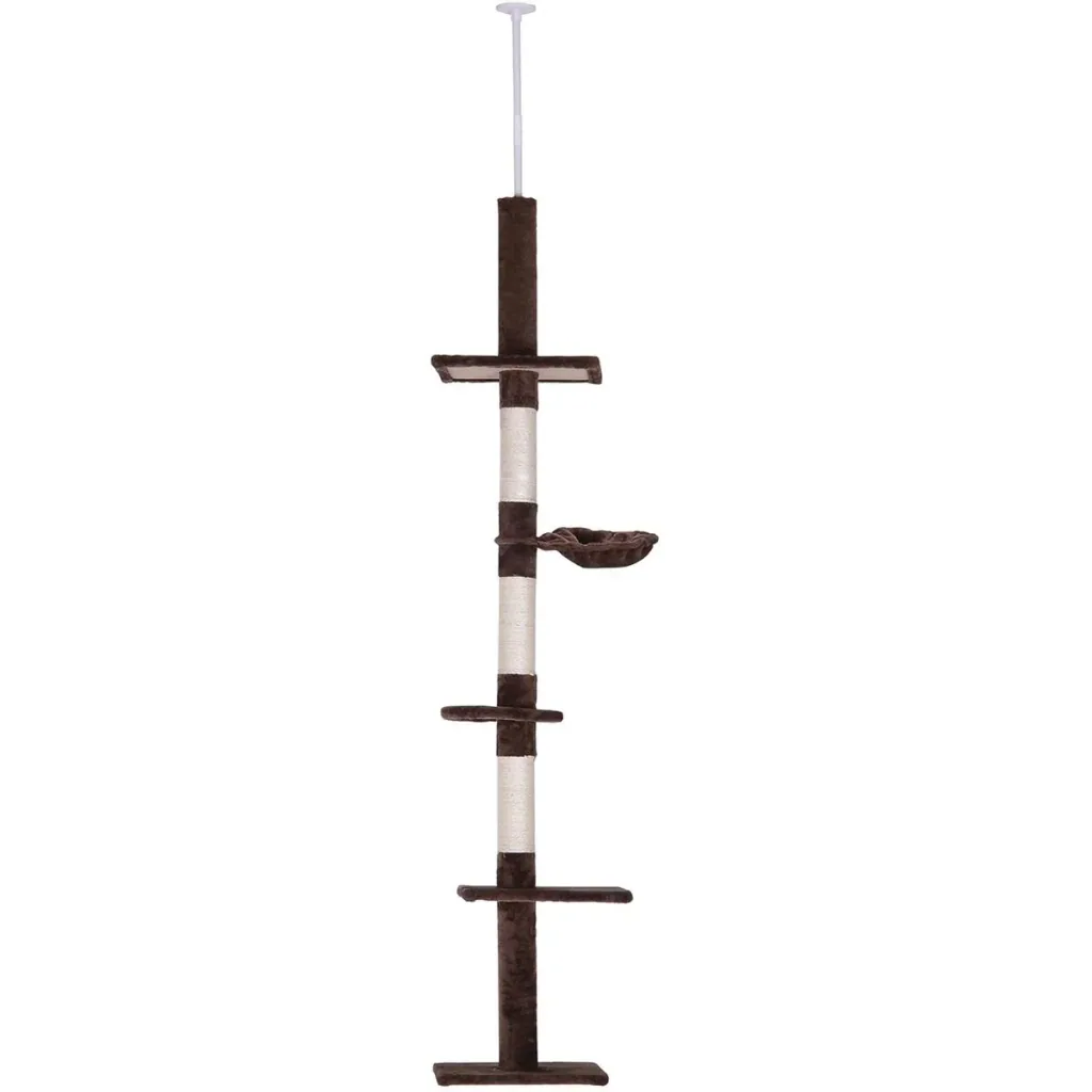 Kratzbaum höhenverstellbar beige