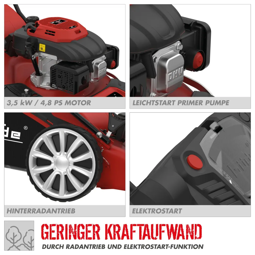 Rasenmäher Big Wheeler 554.1 R LI-ES - 4,8 PS - 55 cm