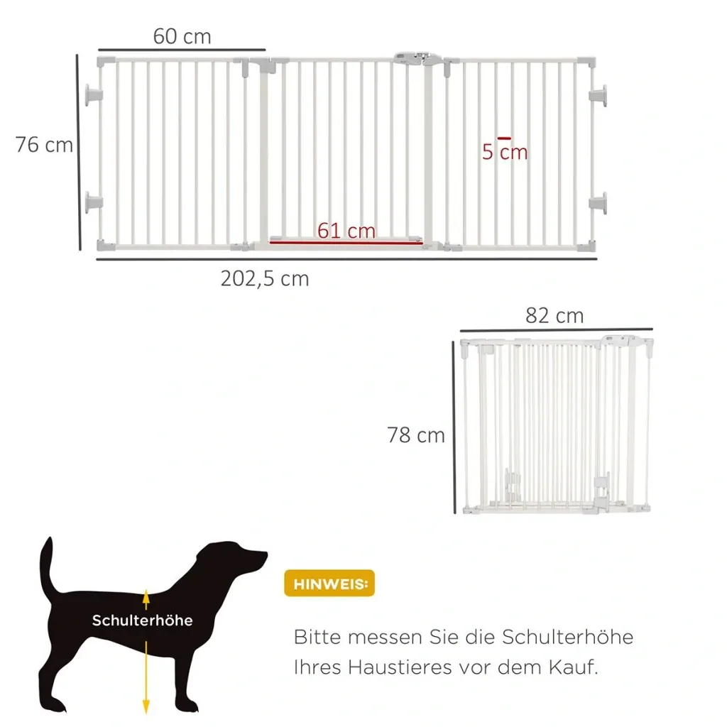 Hunde Absperrgitter Türschutzgitte