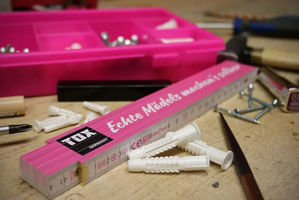 Meterstab 2 m "Echte Mädels machens Selbst"