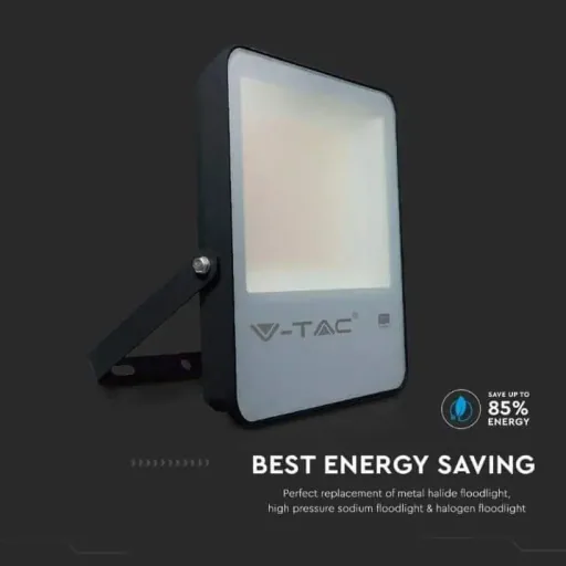 VT-32 LED-Flutlicht - 30 W - 4100 Lm - 6500K - schwarz - Extra effizient