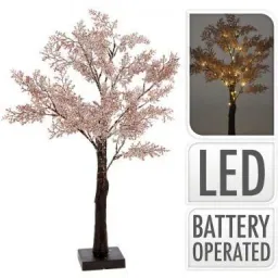 Beleuchteter Weihnachtsbaum - mit 29 LED - Höhe 60 cm