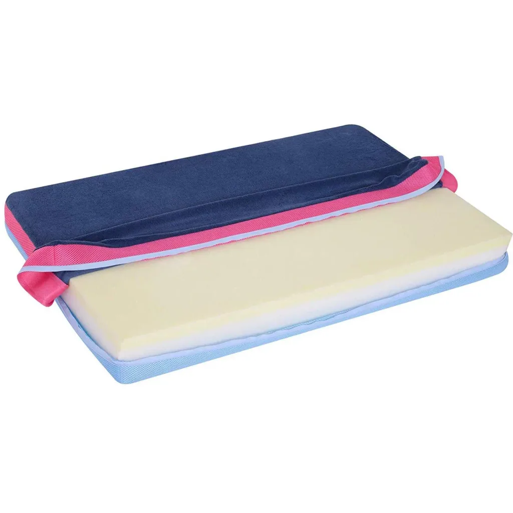 Hundebett Hundekissen Wendekissen Hundedecke für Haustiere Memory Foam Blau 88 x 56 x 10 cm