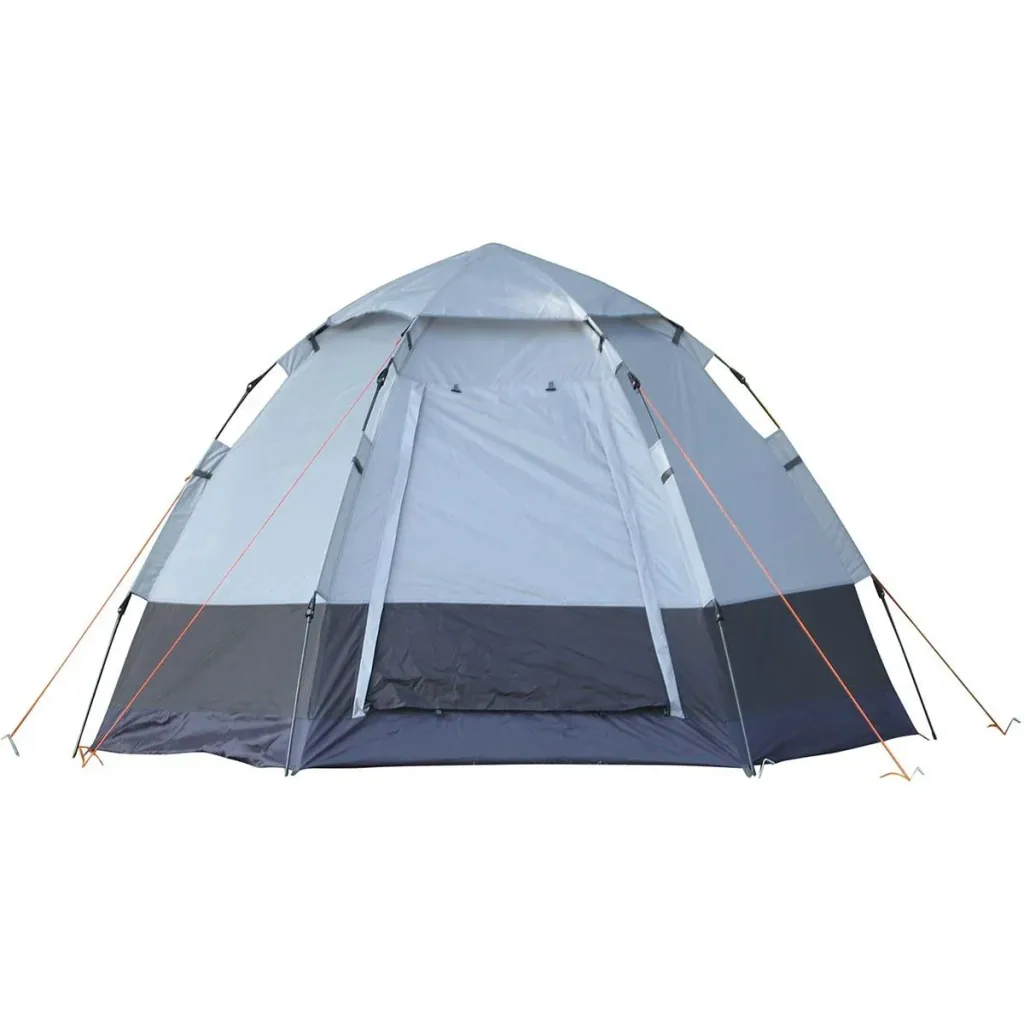 Campingzelt 3-4 Personen - Grau/Schwarz - 260 x 260 x 150 cm