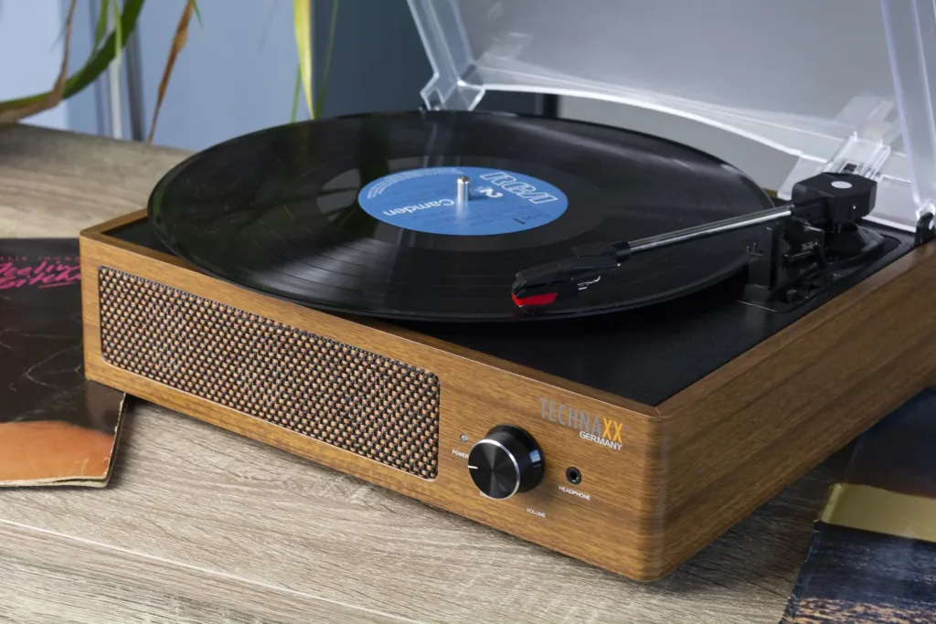 Retro Plattenspieler mit Aufnahmefunktion, Bluetooth