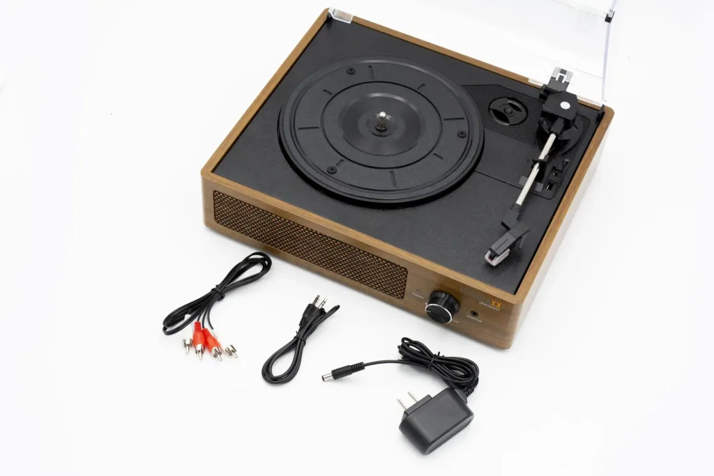 Retro Plattenspieler mit Aufnahmefunktion, Bluetooth